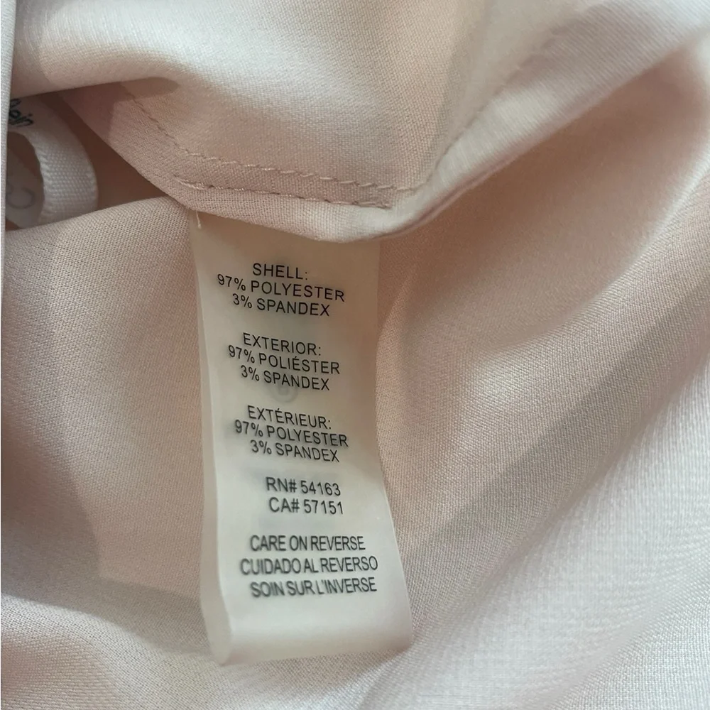 CALVIN KLEIN Career Top – Sleeveless, Mandarin Collar, Sz M, Excellent - Picture 4 of 4